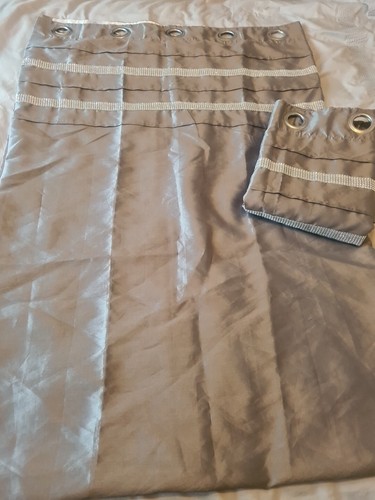 Modern faux silk used - , eyelet