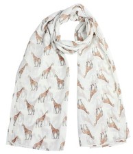 Cream Giraffe Scarf Scarves