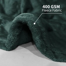 Faux Fur Fleece Throw Soft Warm Mink Large Sofa Bed Blanket Double King Sizes