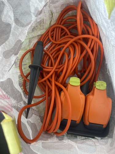 15m double socket - , garden