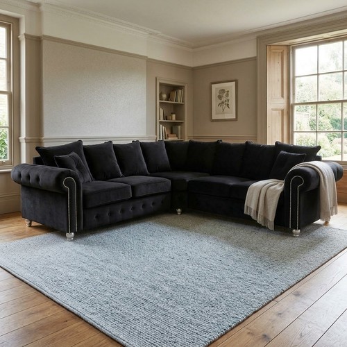 Plush velvet seater sofa - 3+2,