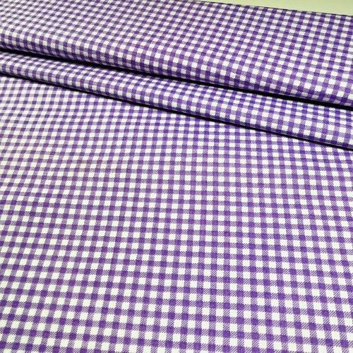 Purple gingham print checked - purple,