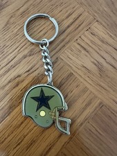 Dallas Cowboys Helmet Vintage Retro Keyring