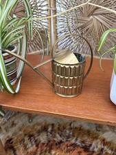Vintage Brass Indoor Watering Can Cactus Bonsai herbs Window Box Plants