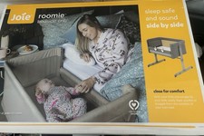 NEW Joie Roomie™ Glide Bedside Crib- Grey 
