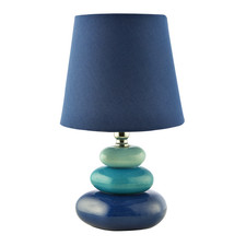 Ceramic pebble table lamp - table,