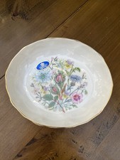 Boxed Aynsley Wild Tudor Fine Bone China Small Dish / Plate