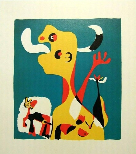 Joan miro mounted catalogue - mounted,