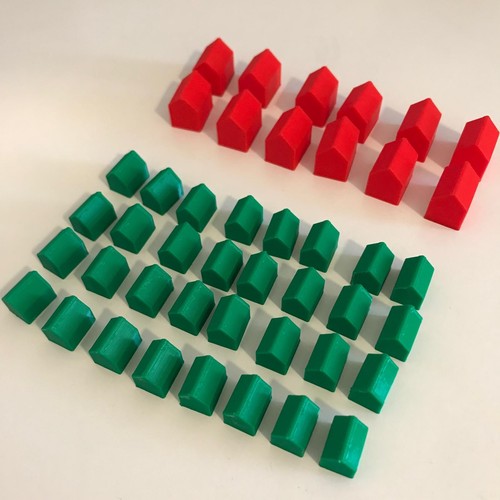 Monopoly replacement buildings - monopoly,