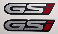 2 x GSi emblem sticker C20NE