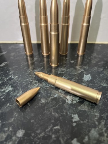 Novelty ballpoint bullet - x3,
