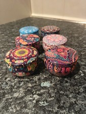 6 Candle Making Tins Candle Jars Metal For Wax Soy Making Container Xmas 