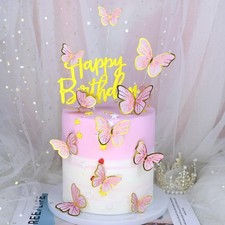 Butterfly Cake Toppers 10 pcs