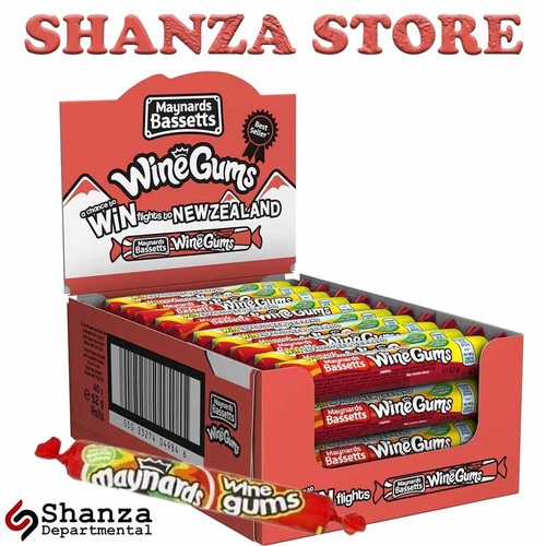 Maynards wine gums rolls - wine, (box