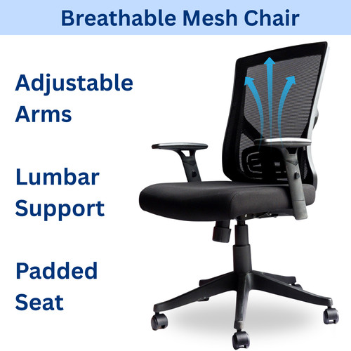 Ergonomic office chair with - office,