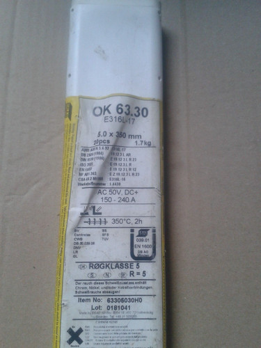Esab ok63 5mm 350mm 316l - 5mm, x