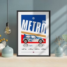 MG Metro 6R4, Rally, WRC, Rallye, Poster, Print, Wall Art, Group B