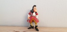 Vintage Captain Hook Pvc Plastic Figure - Disney Peter Pan - Toy, Cake Topper