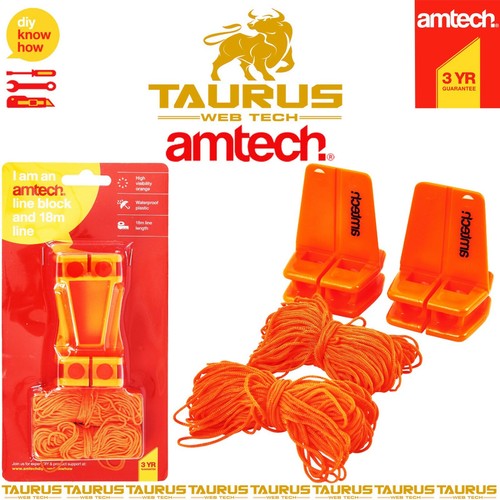 Amtech line block 18m string - block,