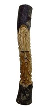 Hand carved wooden green man