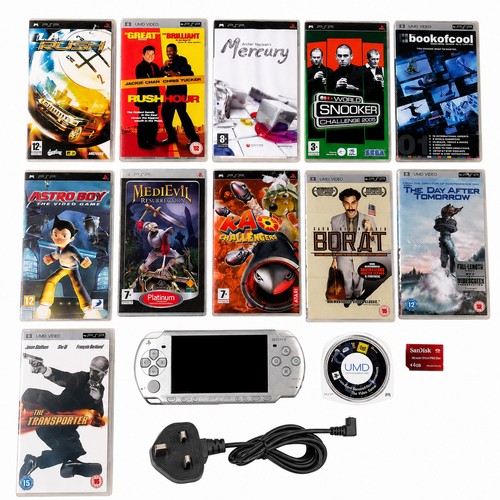 Sony psp 3000 silver console - sony,