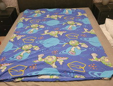 Buzz Lightyear Official Toy Story Double Duvet Cover. 6' Long X 4' Wide.
