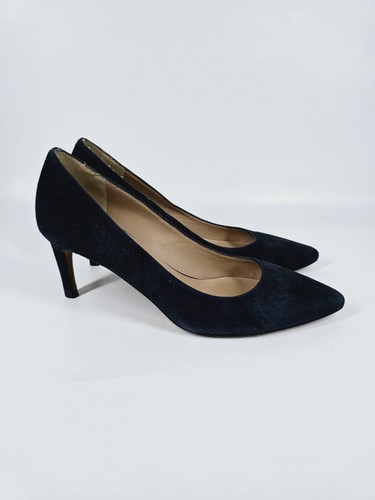 Whistles navy suede cpurt - cpurt, heel
