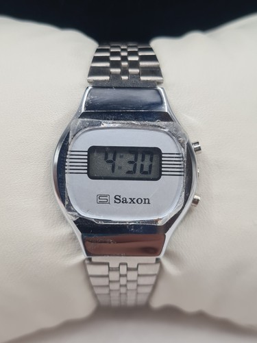 Vintage saxon lcd digital - saxon,