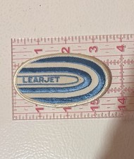 Rare 70s 80s Learjet Patch Jet