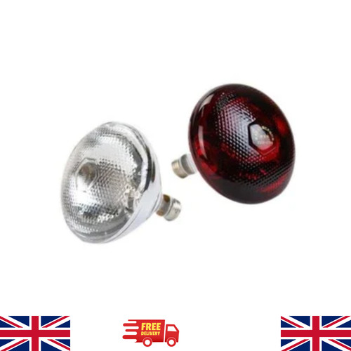 Infra red heat bulb lamp - red,