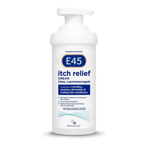 E45 itch relief cream - itch,