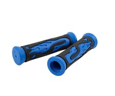 Custom bicycle grips flame - custom,