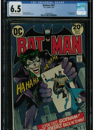 Batman 251 cgc classic - cgc, 6.5