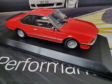 NEW MINICHAMPS BMW MINIATURE 1982 635 CSI RED DIECAST MODEL 1:18 80435B5D026
