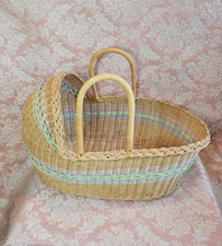 Vintage Woven Wicker Baby