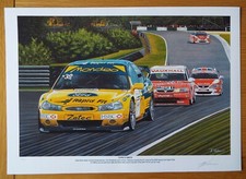 Limited Edition Alain Menu Ford Mondeo BTCC 2000 Motorsport Artwork Print A3
