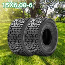2X 15x6.00-6 Tyre for Ride On