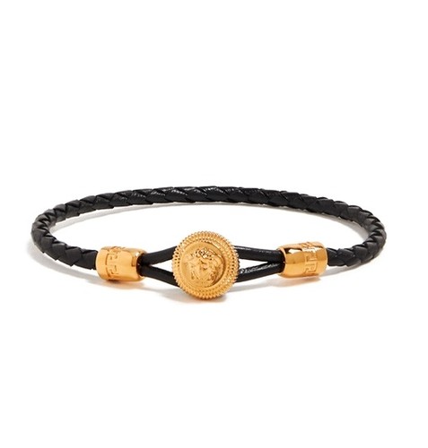 Versace black braided - versace,