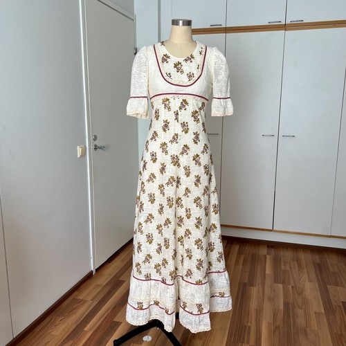 1970s floral cotton - 1970s,
