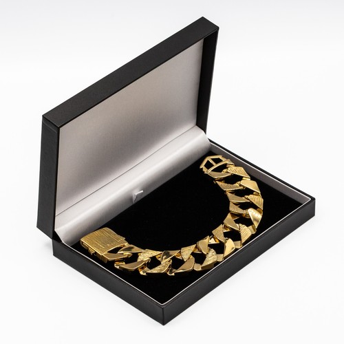 Men 9ct gold - 9ct, bark