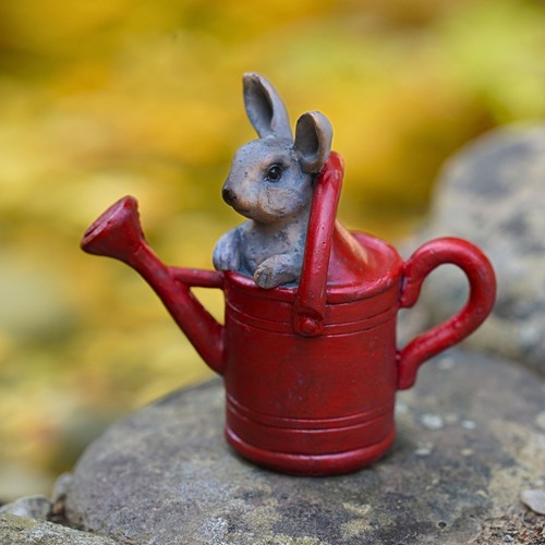 Mouse watering can red - in,