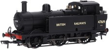 32-236 Bachmann OO Gauge Class 3F Jinty 0-6-0T 47619 BR Black - (DCC)(Pre-Owned)