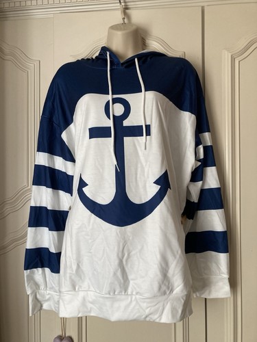Ladies sailor top size large - top,