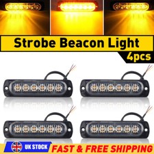 4x 6 LED Amber Recovery Strobe