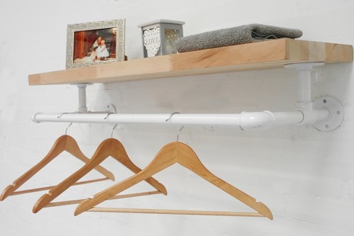 White pipe fitting - pipe, clothes