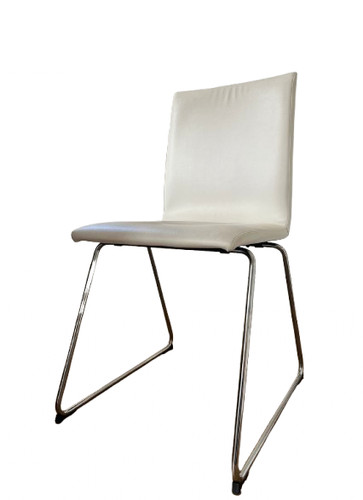 Padded chair chrome - , legs
