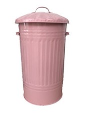 45L METAL PINK  BIN, WASTE