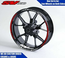 Suzuki SV650 Wheel Decals Rim