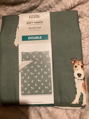 Fox terrier dog duvet - dog, cover