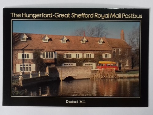 Postcard denford mill - denford,